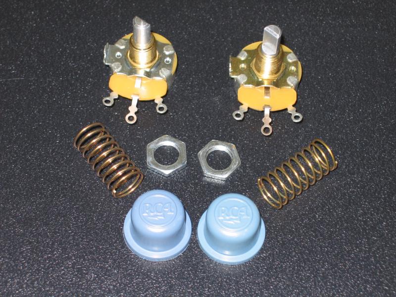 2 Drive In Movie Theatre Speaker POTENTIOMETERS SPECO DITMCO RCA NEW! REED 