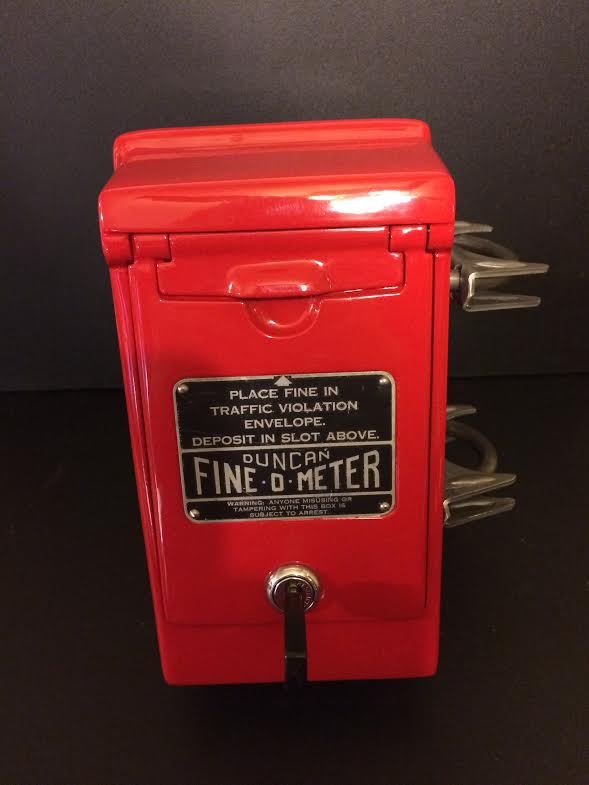 Duncan Parking Meter Fine Box Decal/Sticker 